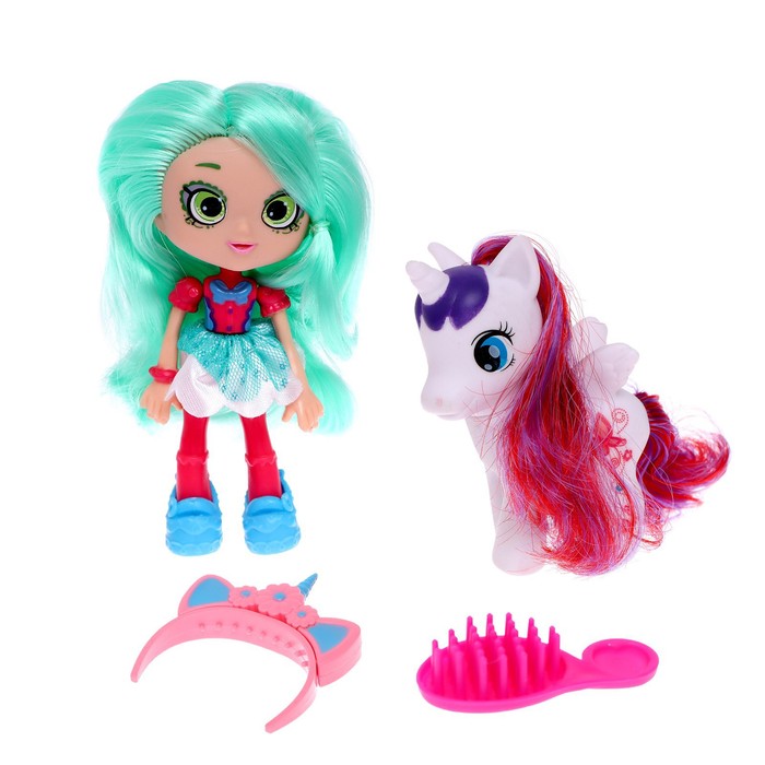 Кукла модная «Сьюзи» с пони, с аксессуарами, МИКС, в пакете 64032