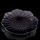 Тарелка "Лотос", черная, 24 × 24 × 3 см - Фото 2