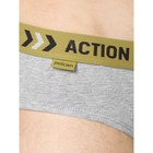 Трусы мужские, размер 46, цвет светло-серый - Фото 3