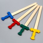 Детское деревянное оружие «Меч» МИКС, 53 × 12 × 1,8 см - фото 6969557