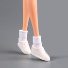 Носки для куклы, цвет белый - фото 6969581