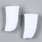 Носки для куклы, цвет белый - фото 3900646