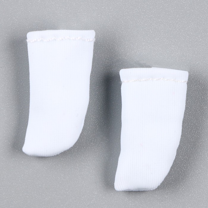 Носки для куклы, цвет белый - фото 1907752000