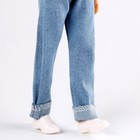 Джинсы для кукол мужчин, длина — 18 см, цвет голубой 9577489