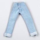 Джинсы для кукол мужчин, длина — 18 см, цвет голубой 9577489