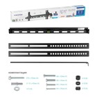 Кронштейн Kromax VEGA-11, для ТВ, фиксированный, 22-65", до 50 кг, 34 мм от стены, черный - фото 51435440