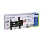 Кронштейн Kromax FLAT-6, для ТВ, наклонный, 15-47", до 35 кг, 42 мм от стены, черный 9777760 - фото 16485522
