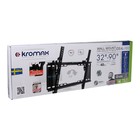 Кронштейн Kromax IDEAL-102, для ТВ, наклонный, 32-90", до 40 кг, 30 мм от стены, черный - фото 51439890 Кронштейн Kromax IDEAL-102, для ТВ, наклонный, 32-90", до 40 кг, 30 мм от стены, черный - фото 51439890