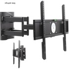 Кронштейн Kromax ATLANTIS-10, для ТВ,накл/поворотный,10-28",до 25 кг,55-290мм от стены,т/сер - фото 51435507