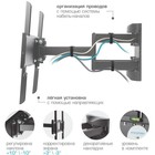 Кронштейн Kromax ATLANTIS-10, для ТВ,накл/поворотный,10-28",до 25 кг,55-290мм от стены,т/сер - фото 51435509