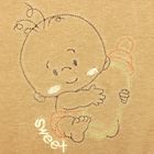 Полукомбинезон детский SWEET CANDY 829/68, р.68 коричневый - Фото 5