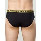 Трусы мужские, размер 48, цвет чёрный - Фото 2