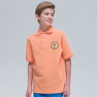 Футболка для мальчиков, рост 116 см, цвет оранжевый - фото 109952808