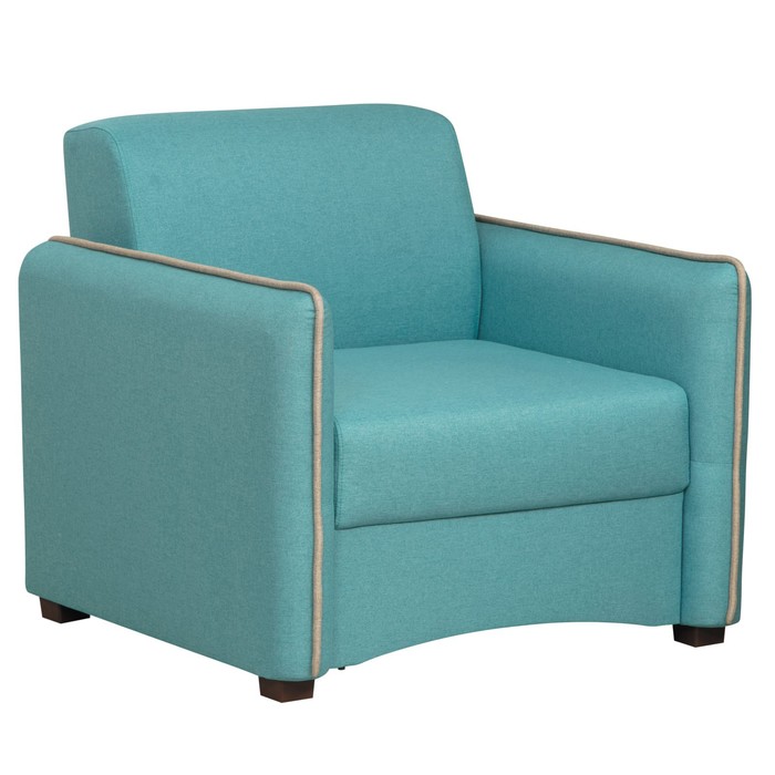 Кресло-кровать «Авалон», жаккард, цвет тесла бирюза / тесла крем - Фото 1