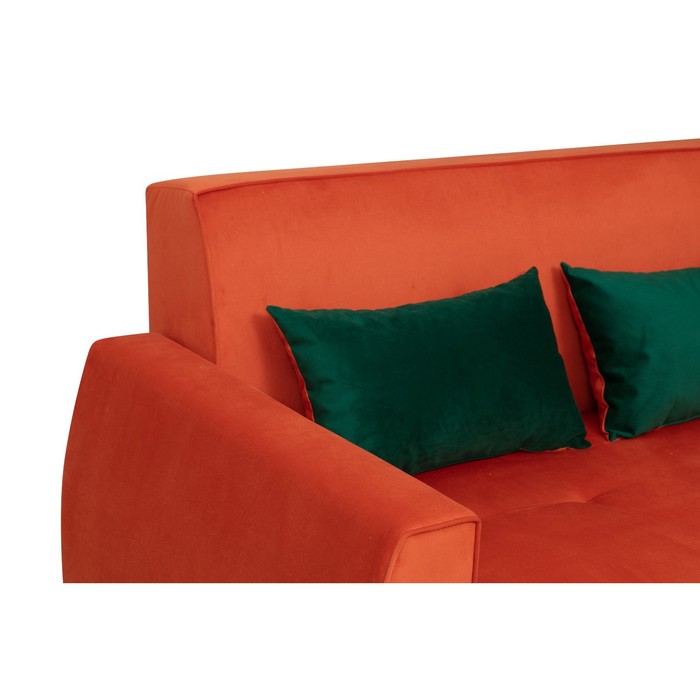 Диван-кровать «Хэппи», велюр, цвет велутто кирпичный - фото 1906304605