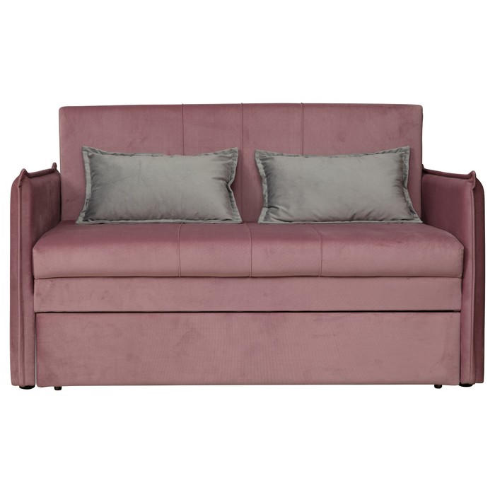 Диван-кровать «Дэнди», велюр, цвет тенерифе розовый / тенерифе грей - фото 1906304660