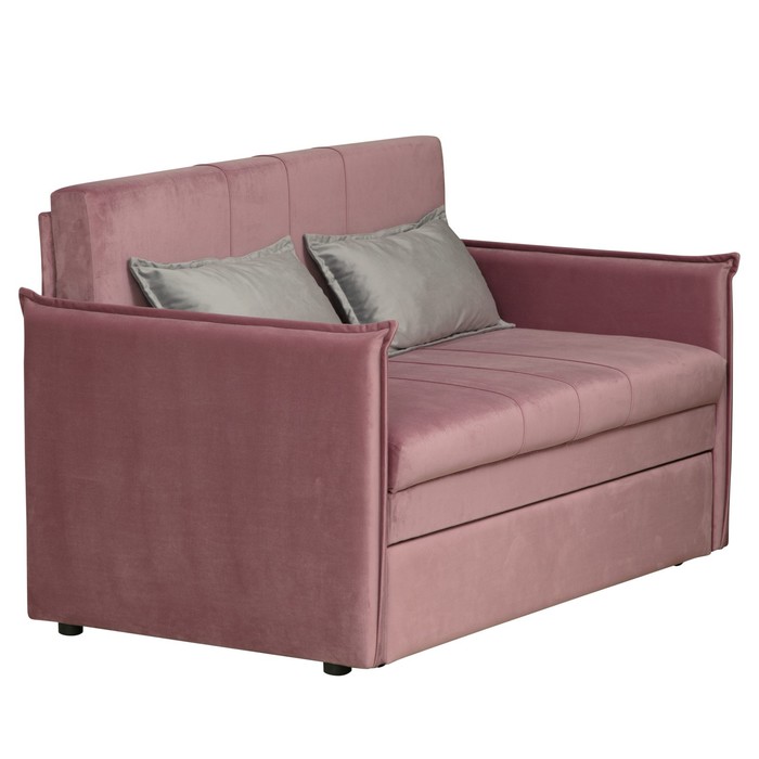Диван-кровать «Дэнди», велюр, цвет тенерифе розовый / тенерифе грей - фото 1926725618