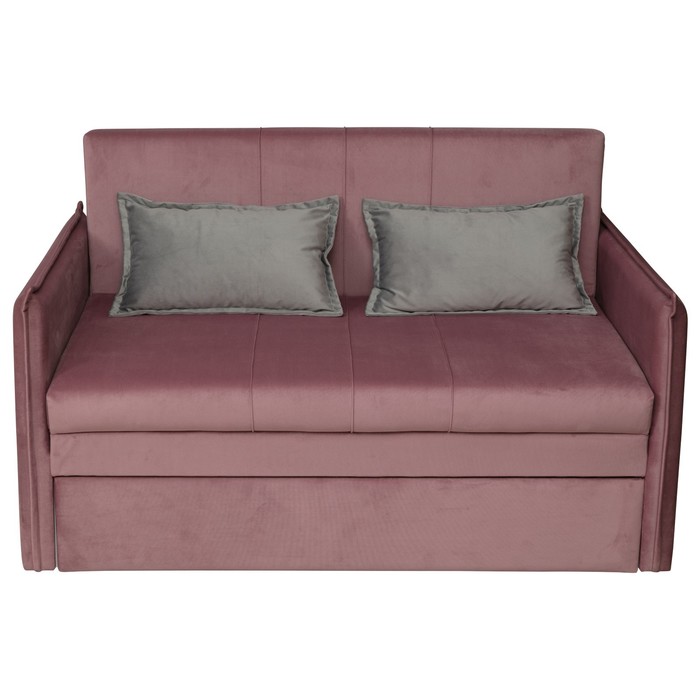 Диван-кровать «Дэнди», велюр, цвет тенерифе розовый / тенерифе грей - фото 1926725620