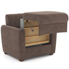 Кресло-кровать «Эдвин», велюр, цвет прага браун - Фото 2