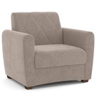 Кресло-кровать «Эдвин», велюр, цвет прага капучино - фото 109153606
