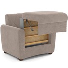Кресло-кровать «Эдвин», велюр, цвет прага капучино - Фото 2