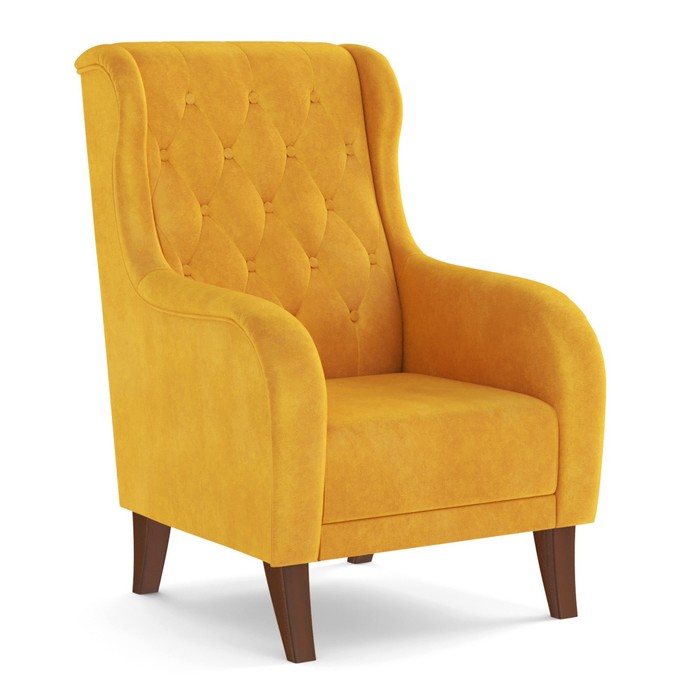 Кресло для отдыха «Амарант», велюр, цвет тенерифе куркума - Фото 1