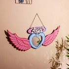 Панно настенное с зеркалом "Ангел" дерево 100х2х58 см - Фото 2