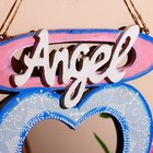 Панно настенное с зеркалом "Ангел" дерево 100х2х58 см - Фото 3