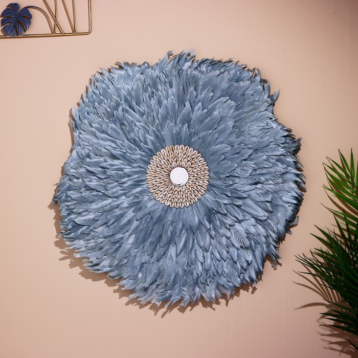 Настенный декор «Фантазия», перо, 65 см