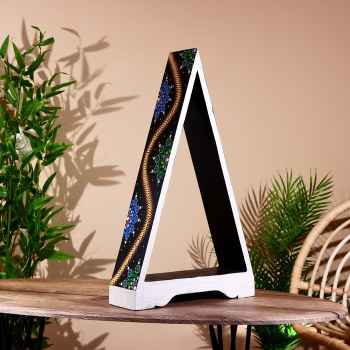 Интерьерная подставка, 35×12×62 см, дерево албезия - Фото 1