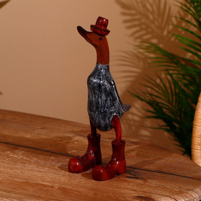 Сувенир «Утка», 27 см, дерево