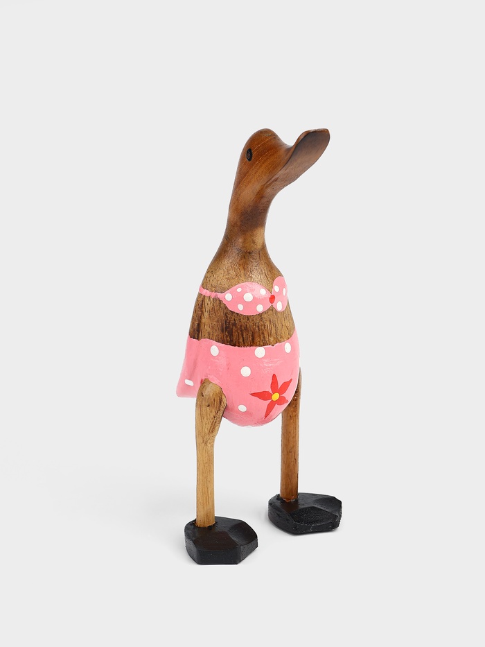 Сувенир «Утка в купальнике», 25 см, дерево