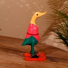 Сувенир "Утка в сланцах " дерево 27 см - фото 24248766