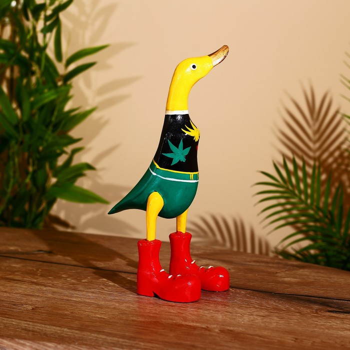 Сувенир «Утка осенняя», 27 см, дерево