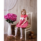 Платье нарядное Диана рост 128см (64), цвет малиновый - Фото 1