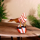 Сувенир "Утка на сёрфе" дерево 40 см - фото 66270107