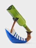 Подставка под бутылку «Уточка в синем», 30×13×24 см, дерево - Фото 1