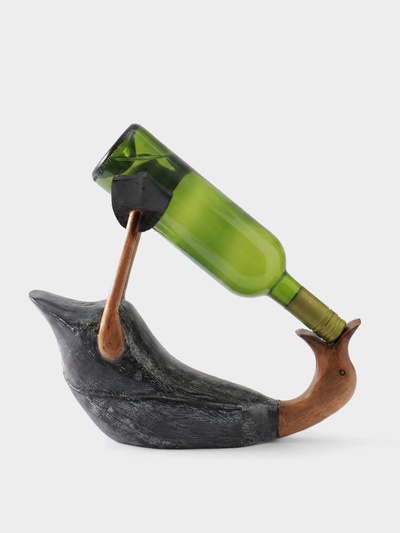 Подставка под бутылку «Уточка», 30×20×25 см, дерево