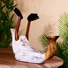 Подставка под бутылку «Уточка в белом», 34×17×28 см, дерево - Фото 1