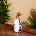 Сувенир "Пингвин в белой рубашке" дерево 25 см - фото 3683081