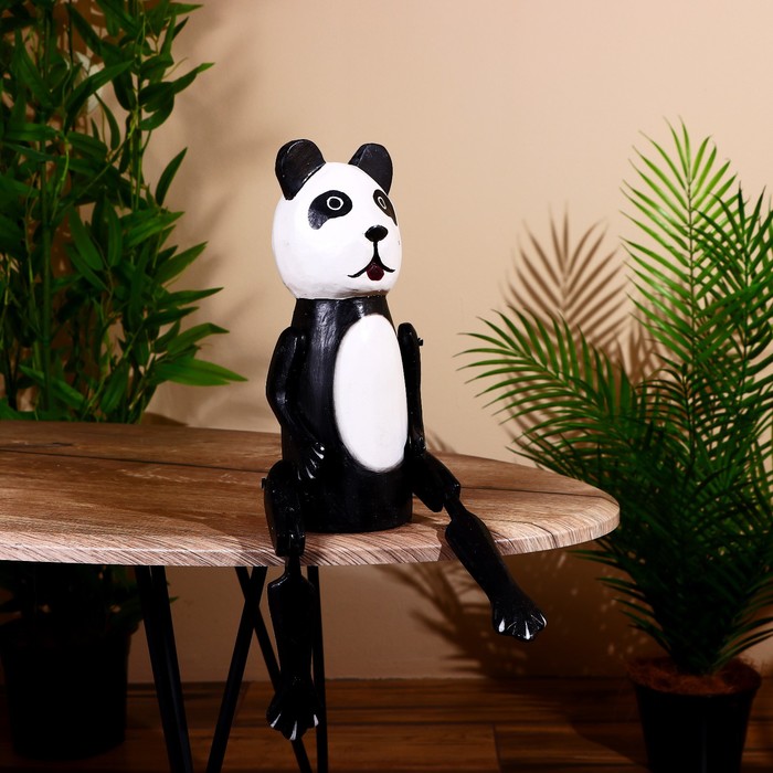 Сувенир "Панда" висячие лапки, дерево 38 см - Фото 1