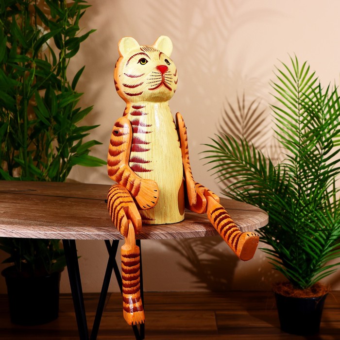 Сувенир "Тигр" висячие лапки, дерево 50 см - Фото 1