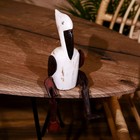 Сувенир "Пеликан" висячие лапки, дерево 25 см - Фото 1