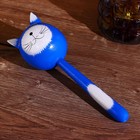 Сувенирный музыкальный инструмент Маракас "Котик" дерево 22 см - Фото 2