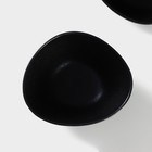 Салатник Magistro Carbon, 300 мл, 12×10.5 см, фарфор, чёрный - Фото 3