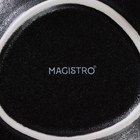 Салатник фарфоровый Magistro Carbon, 15,5×13,5 см, цвет чёрный - Фото 6