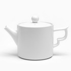 Набор для чайной церемонии ДЖЕКИЧАЙ «Чандэ», 8 предметов, на 4 персоны, чашка 70 мл, чайник 200 мл, керамика, белый - Фото 3