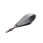 Груз YUGANA для карповой ловли горизонт ушко с вертлюгом, 80 г (комплект 10 шт) - фото 22338107