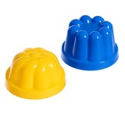 Песочный набор: ведёрко, лопатка, грабельки, 4 формочки - фото 24441905