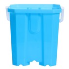 Песочный набор: ведёрко, лопатка, грабельки, 4 формочки - фото 24441907